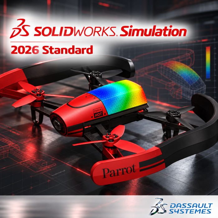 SolidWorks Simulation Standard 2026 (Wartung bis 12/2025) - Einzelplatzlizenz SolidWorks Simulation Standard 2026 (Wartung bis 12/2025) - Einzelplatzlizenz