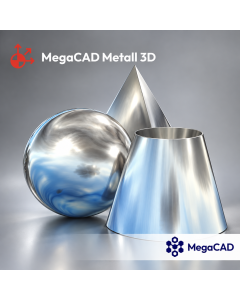 MegaCAD Metall 3D 2025 V1 mit Add-Ons Kinematik und Blech