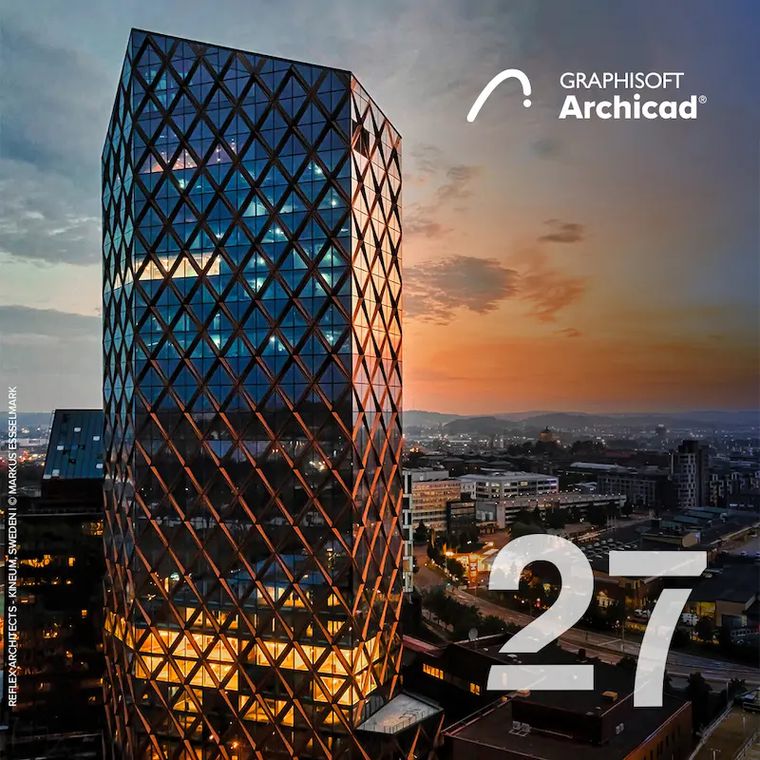 An Archicad 27 project visual